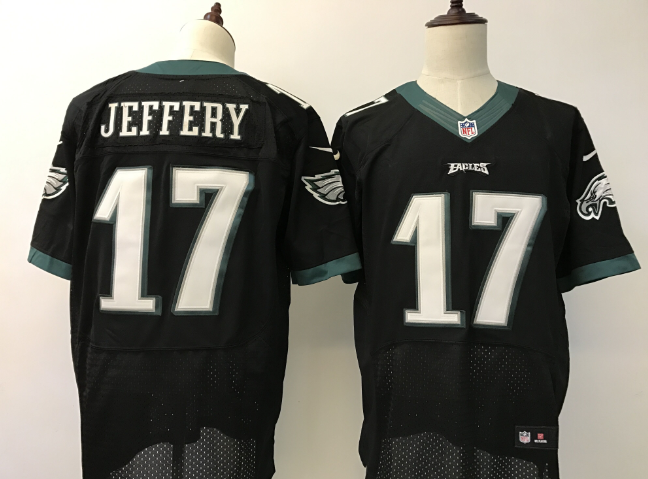 Men NFL Philadelphia Eagles #17 Jeffery Black Elite 2017 Nike Jerseys